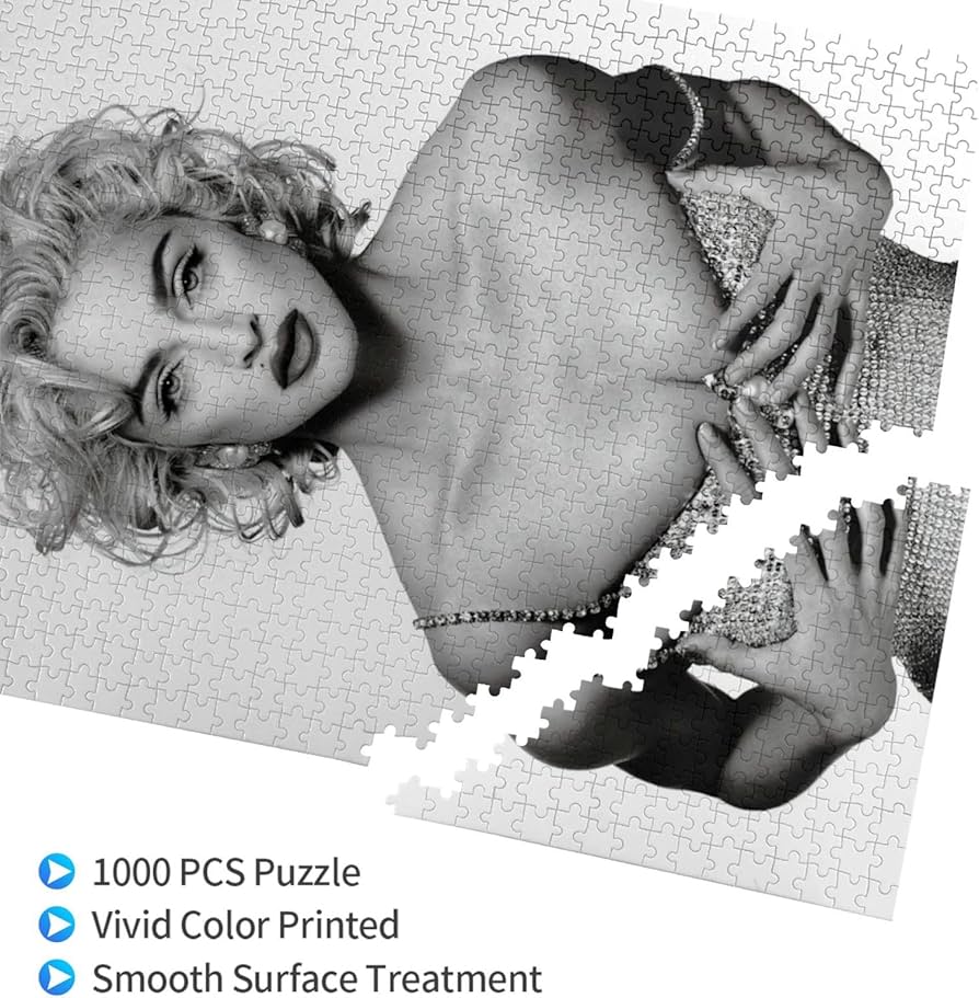 Amazon.co.jp: 1000ピース ジグソーパズル マドンナ 木製パズル Puzzle