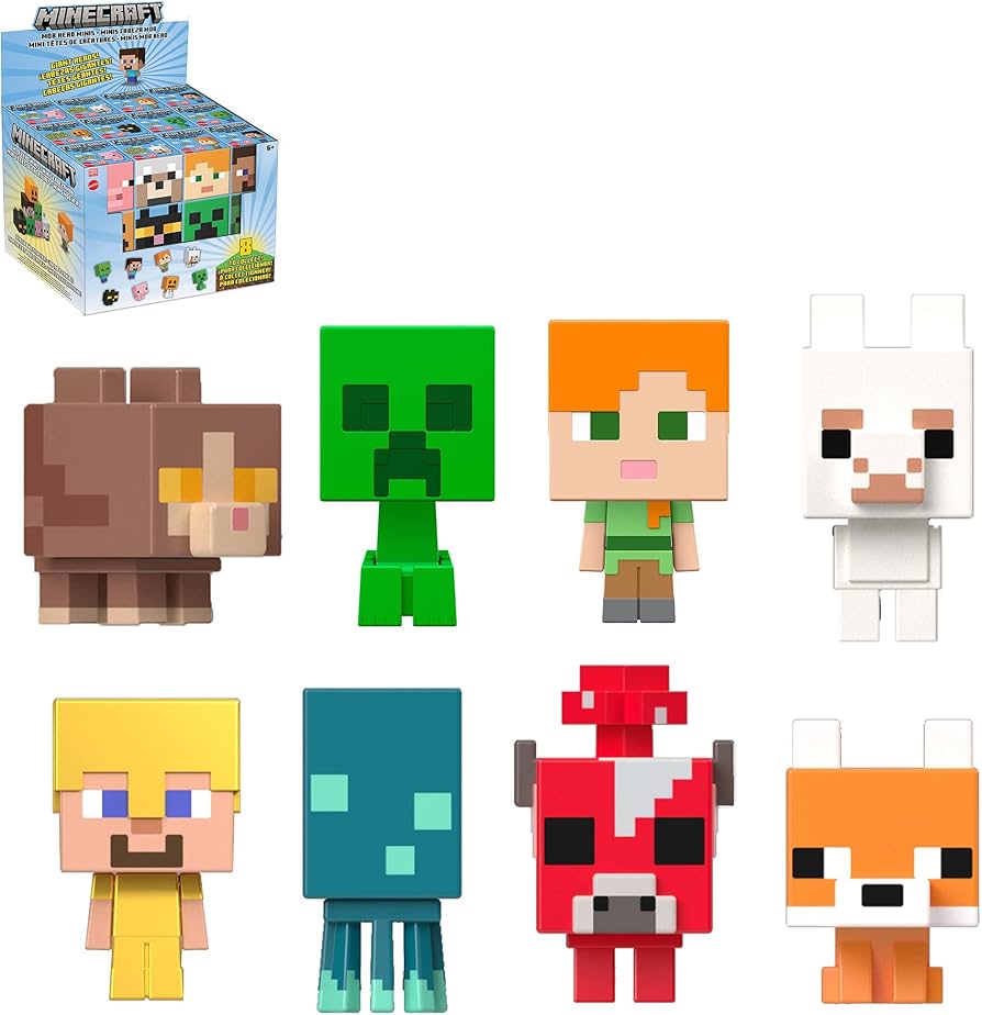 Amazon | マインクラフト(MINECRAFT) モブヘッド ミニフィギュア ミニ