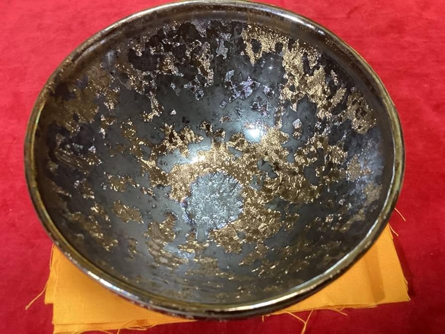 Amazon | 美濃寿窯 水野守山 砂金天目 茶碗 茶道具 | ノーブランド品