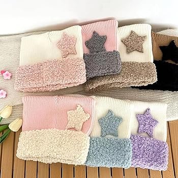 Cat Beanie Y2k Beanie Star Patch Crochet Knitted Hat Grunge Acubi