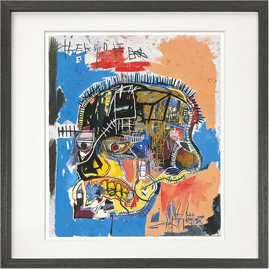 バスキア JEAN-MICHEL BASQUIAT 油絵 1 バスキア JEAN-MICHEL