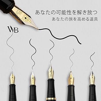 Amazon | 万年筆 ギフトセット インクボトル付き インクカートリッジ6