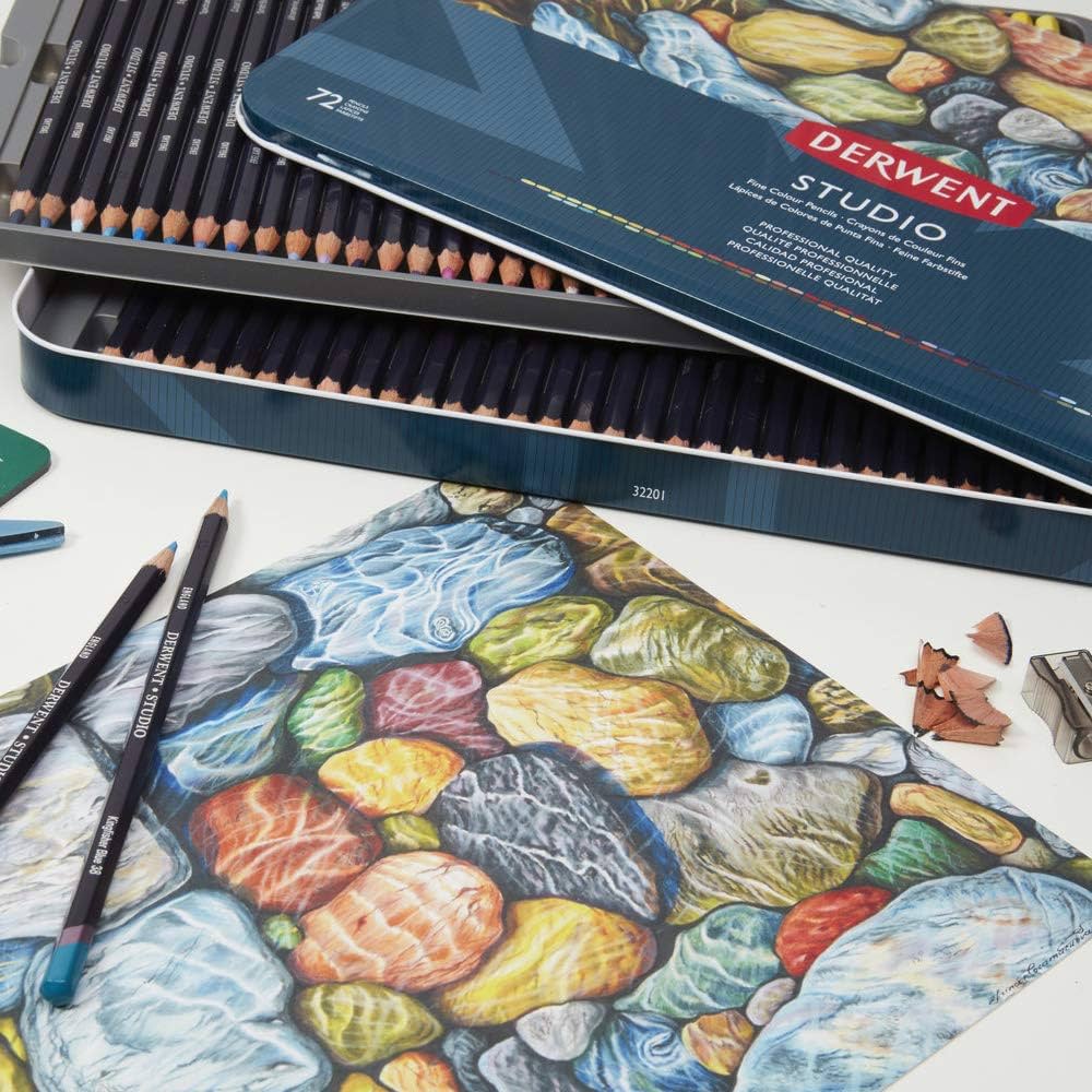 Amazon | ダーウェント 色鉛筆 スタジオ 72色セット ウッドボックス