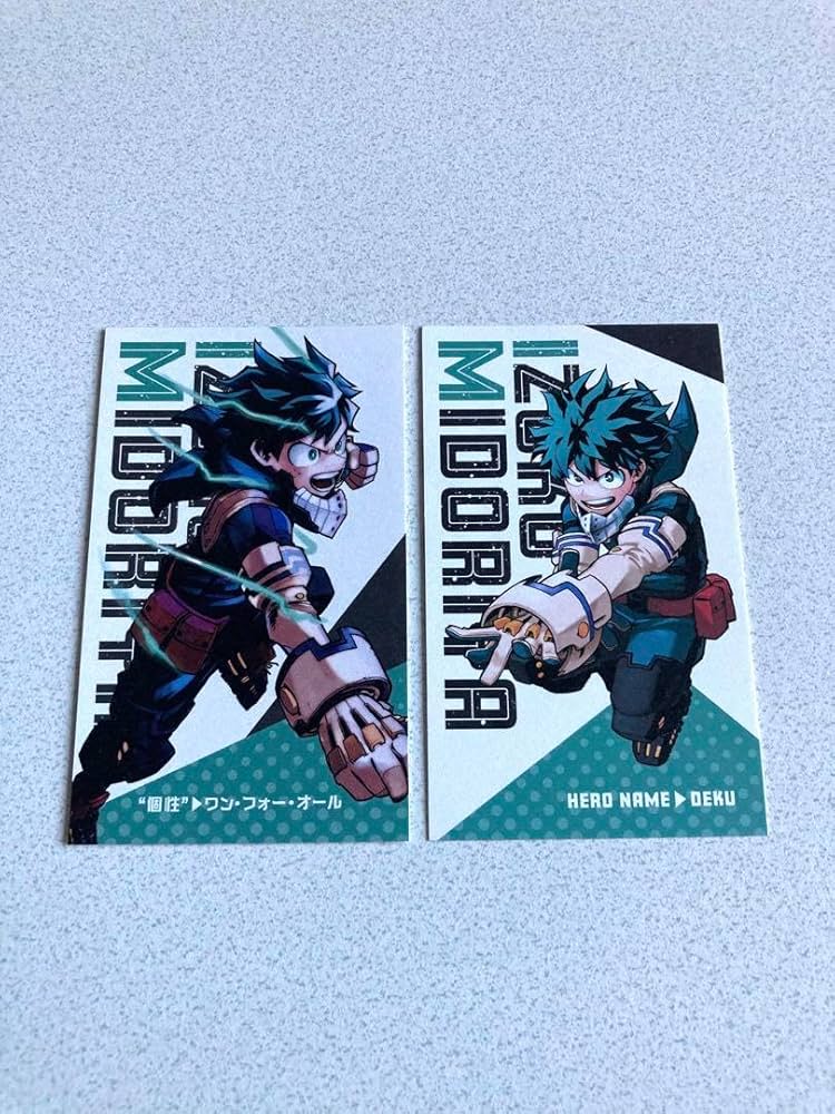 Amazon.co.jp: 僕のヒーローアカデミア ヒロアカ展 名刺カード 緑谷出
