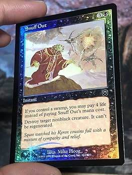 Amazon.co.jp: [MTG][英語FOIL] 殺し/Snuff Out [MMQ] : おもちゃ