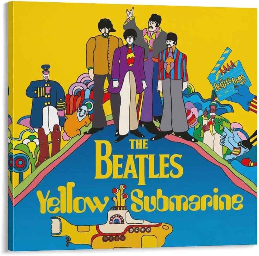 The Beatles ビートルズイエロー・サブマリンB2ポスター