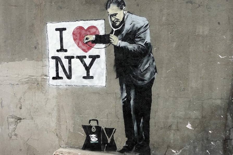 Amazon.co.jp: Banksy I Love New York ストリートアート バンクシー
