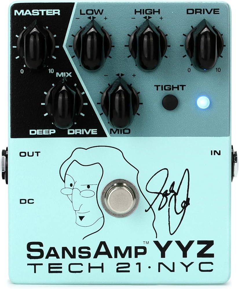 Amazon | TECH21 SANSAMP Geddy Lee Signature プリアンプペダル YYZ