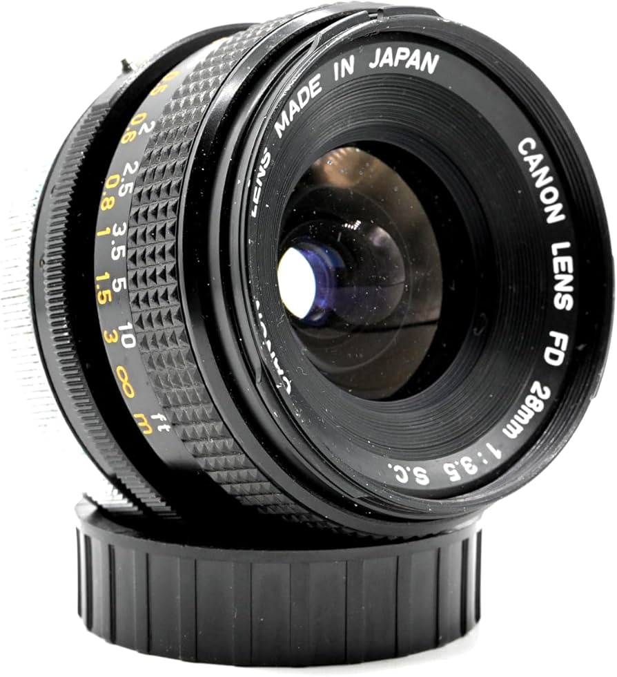 Amazon.com : Canon 28mm f/3.5 SC (Super Spectra Coating) Breech