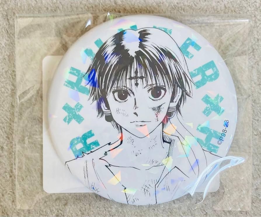 ハンターハンター マルイ 缶バッジ クロロ HUNTER × HUNTER Amazon.co