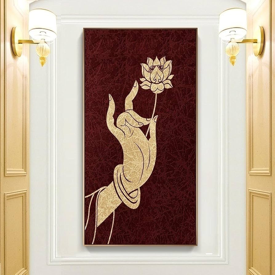 仏教の神々・グル達の壁掛けポスターカレンダー 12ページ 年代不明