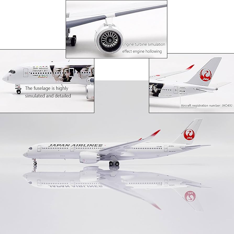 レア1/400 Aviation JAL6代目嵐ジェットA350-900 レア1/400 Aviation