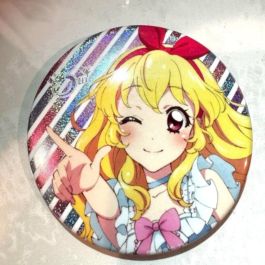 アイカツ!シリーズ 5thフェスティバル!! グリッター缶バッジ 星宮
