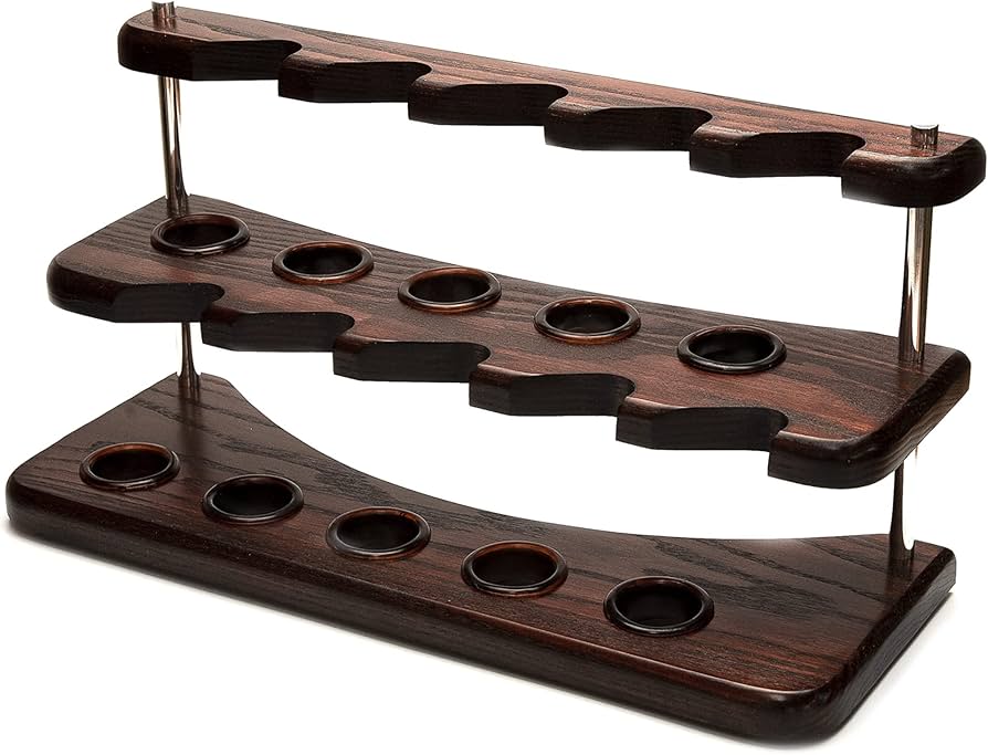 Amazon.co.jp: KAFpipeWorkshop 木製タバコパイプスタンドラックケース