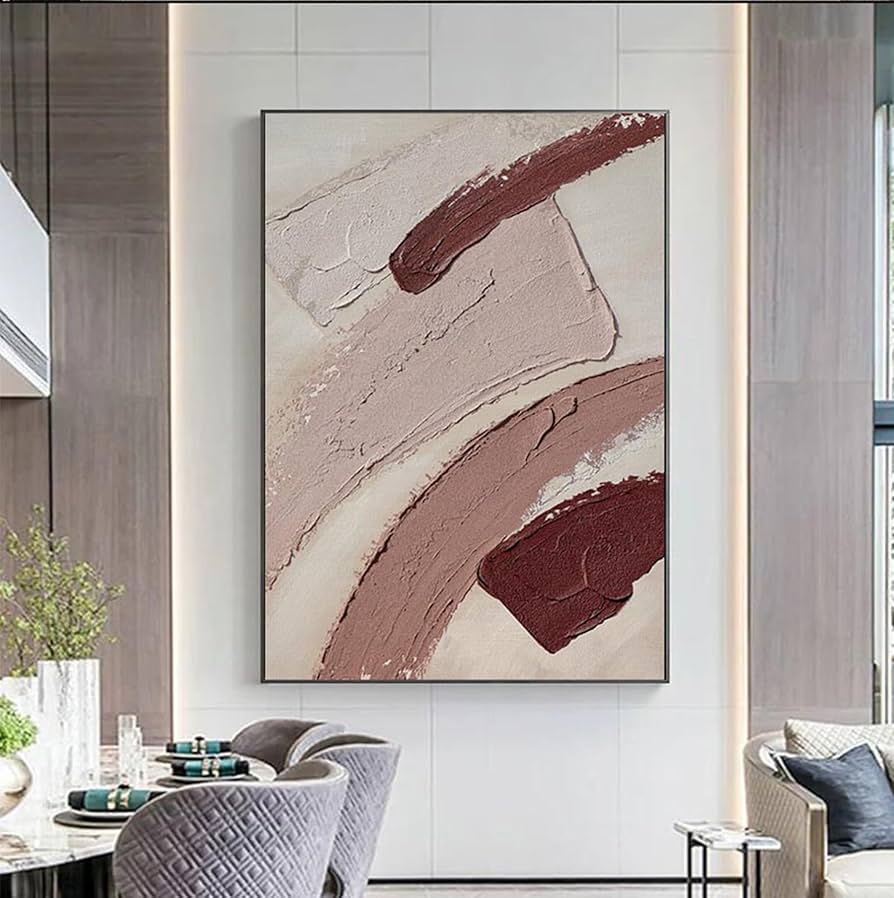 Amazon.co.jp: 抽象 完全手描き油絵 3D立体 アートパネル 壁掛け絵画