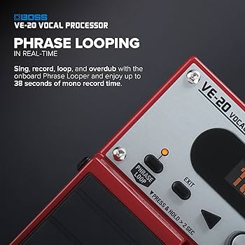 Amazon.com: BOSS VE-20 Vocal Performer | Specialized Effects Unit