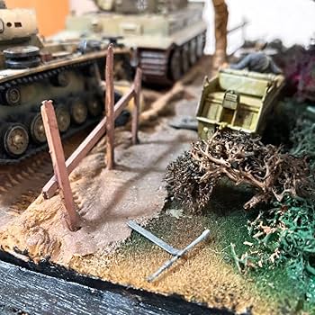 Amazon | ドイツ軍 ジオラマ ティーガー戦車 3号戦車 ドルニエ Do335