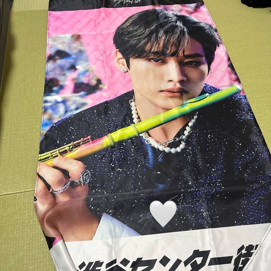 StrayKids スキズ ハン HAN 直筆サイン入りフラッグ 5-STAR StrayKids