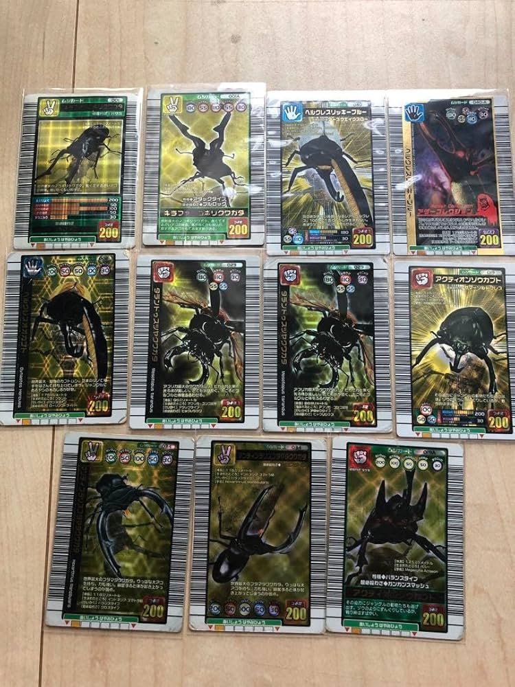 バラ売り可能】ムシキング 180 銀 ムシカード まとめ売り バラ売り可能