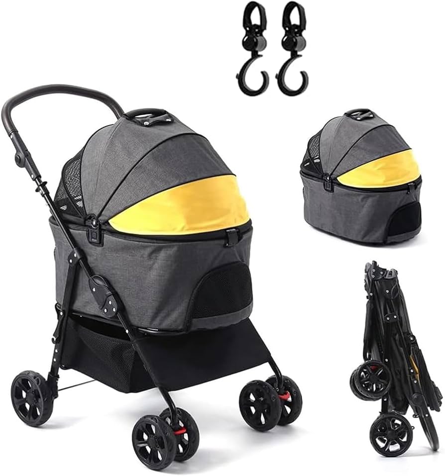 Amazon.co.jp: MEGANEKO ペットカート 分離型 折りたたみ 犬用カート