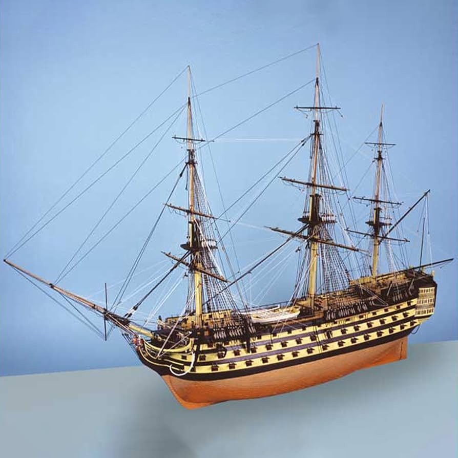 Amazon | J9014 Jotika 木製帆船模型キット HMSビクトリー（和訳付属