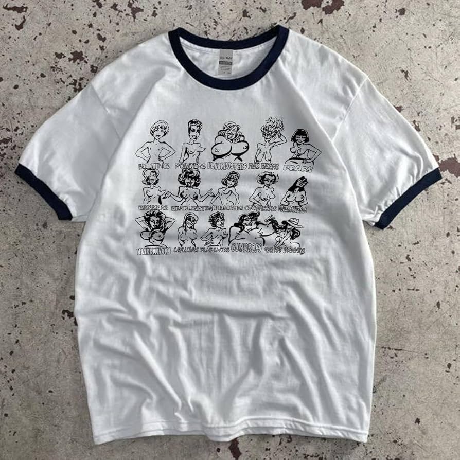 Amazon.co.jp: あいみょん 着 おっぱい リンガー Tシャツ XLサイズ