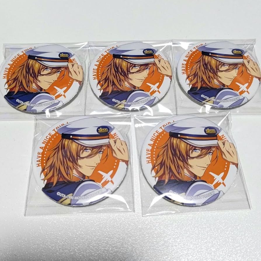 Amazon.co.jp: うたプリ スタツア 神宮寺レン 機長服 缶バッジ : おもちゃ