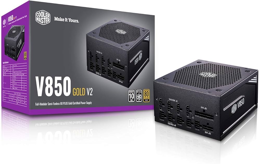 Amazon | Cooler Master V850 GOLD V2 850W PC電源ユニット 80PLUS
