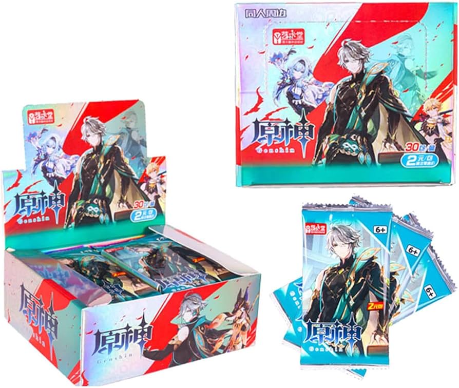 Amazon.co.jp: 原神 カード 全箱 30パック180枚 アルハイゼン ナヒーダ