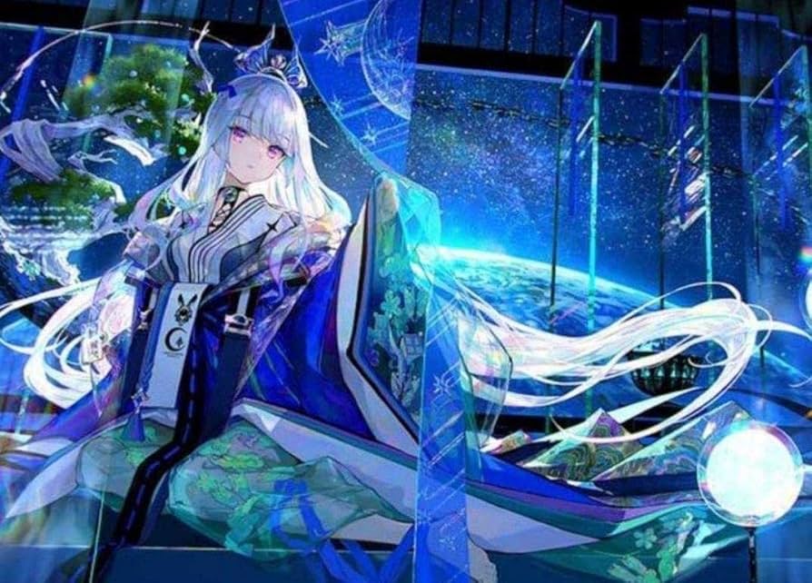 藤ちょこ 絵師100人展 複製原画 藤ちょこ 複製原画 「この広い世界で