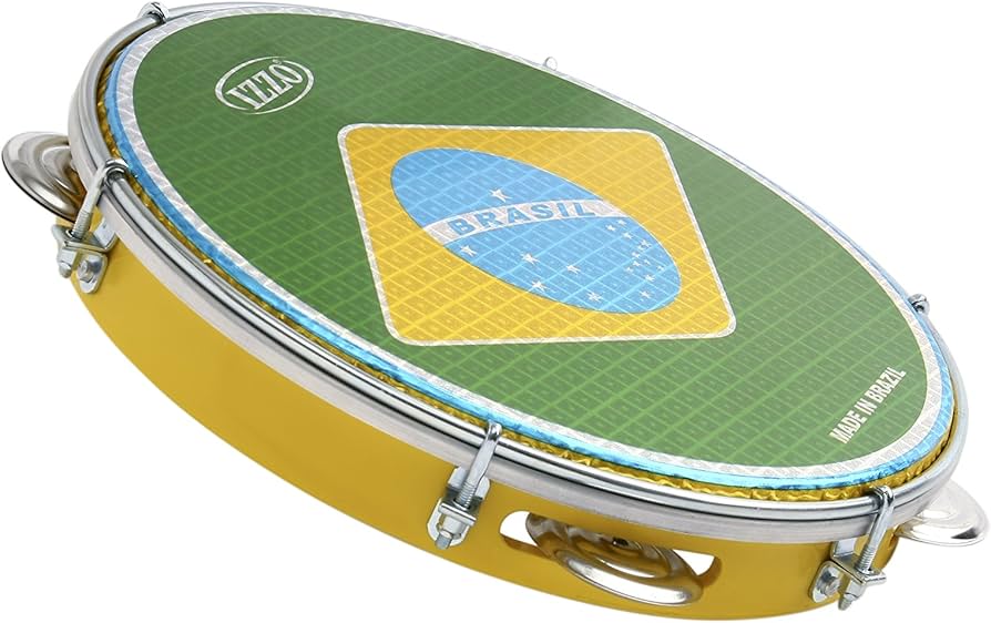 ○IZZO GOL パンデイロ 10インチ ブラジル製 国旗柄○ ○IZZO GOL