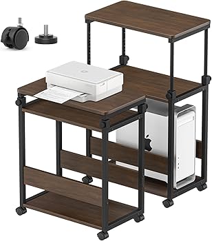 Amazon | DAIWIN pcラック 昇降式 幅35×奥行60×高さ67～95cm パソコン