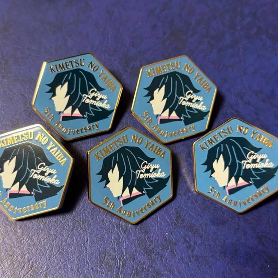 鬼滅の刃 モチーフピンズ ピンバッジ 伍周年記念祭 後夜祭 冨岡義勇