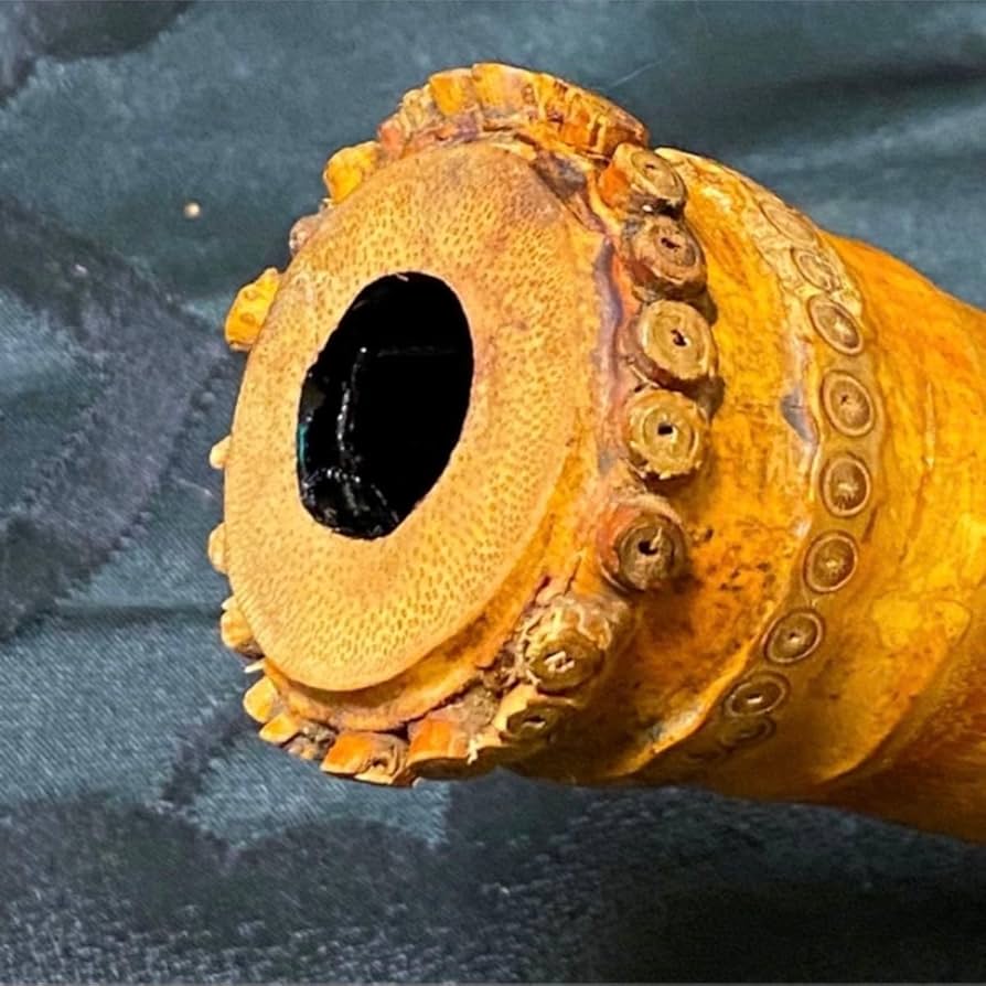 尺八 琴古流 竹治 2印 1尺6寸管 中継ぎ籐巻き銀三線 音出し確認済み