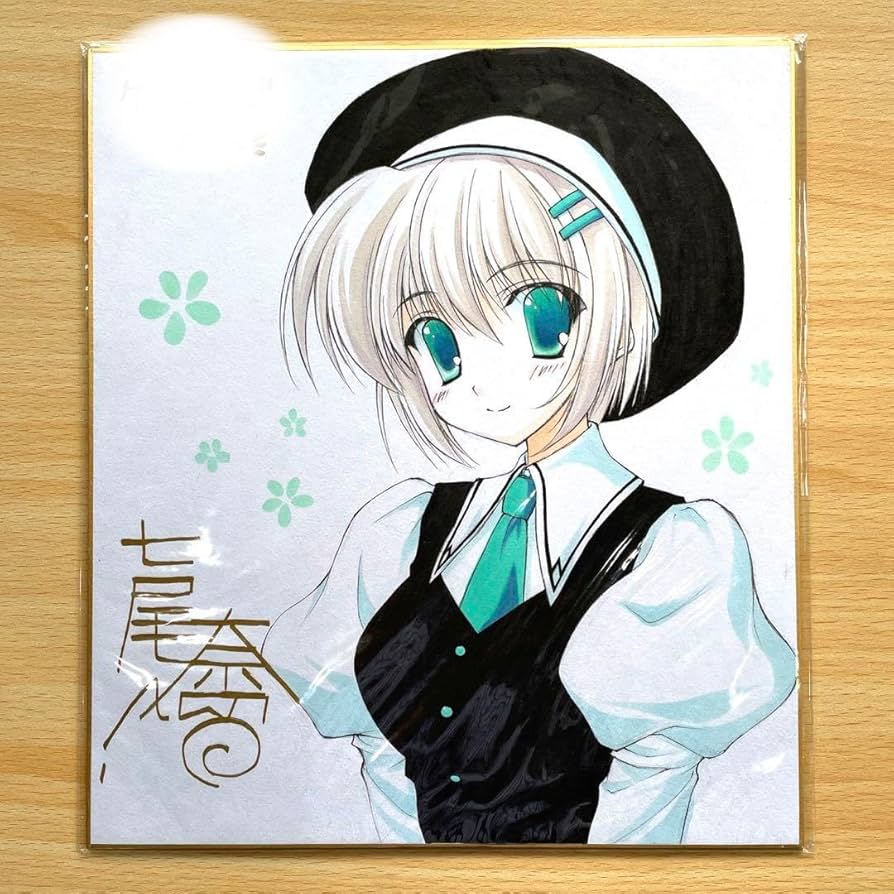 超希少】conix 本人直筆サイン＆イラスト入りメッセージ色紙 レア