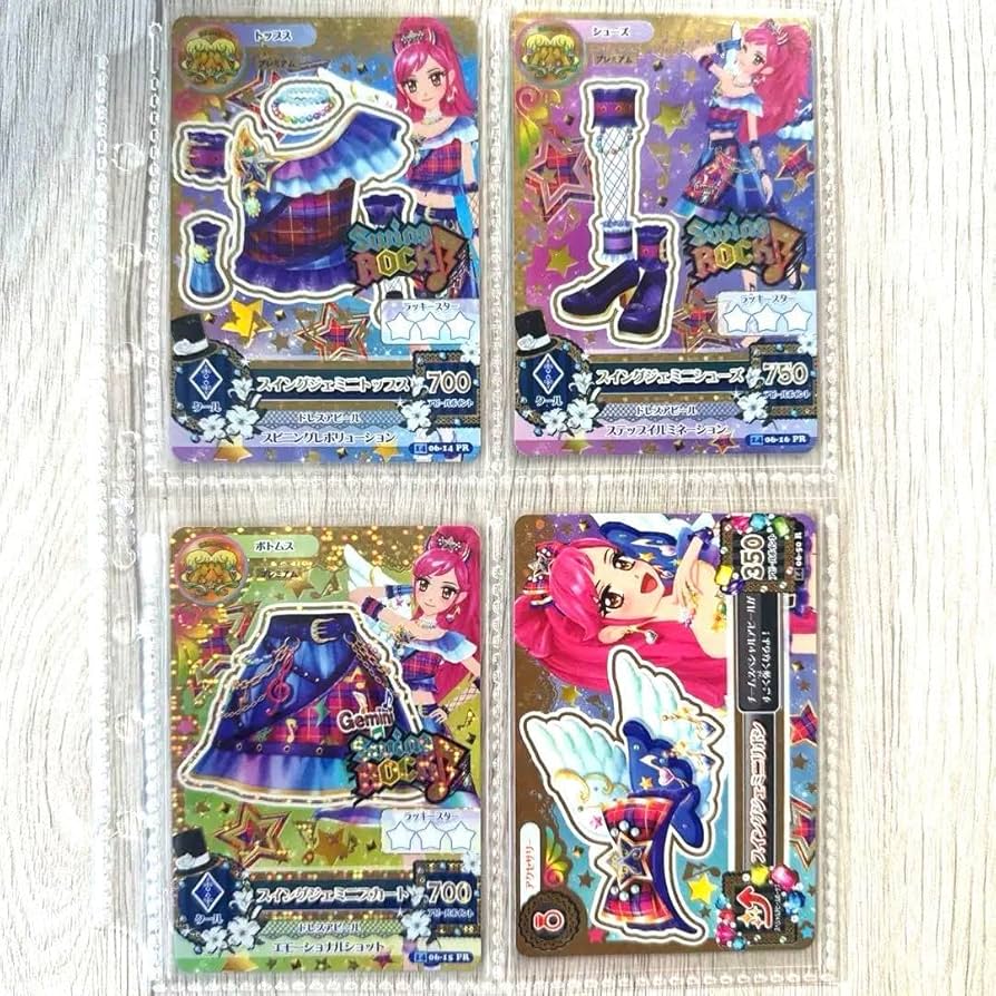 アイカツ！ ルーレット 正座ドレス エンジェリージェミニ スイング