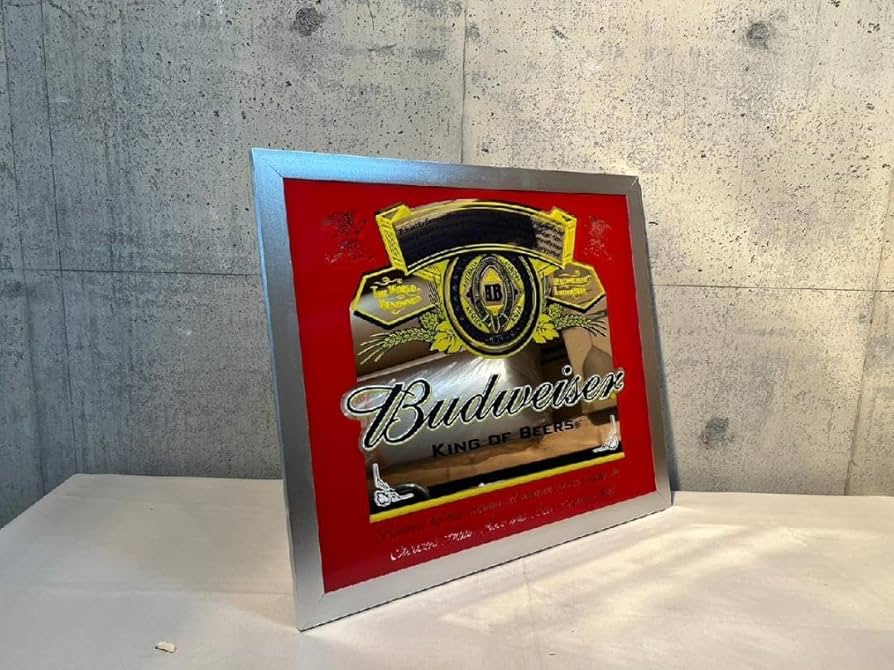 パプミラー Budweiser バドワイザー/ハイネケン・看板 パプミラー