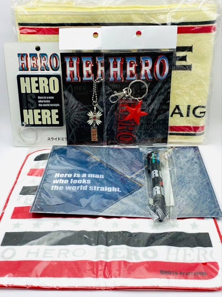 Amazon.co.jp: 木村拓哉 映画HERO ヒーロー グッズ 6点 まとめ売り