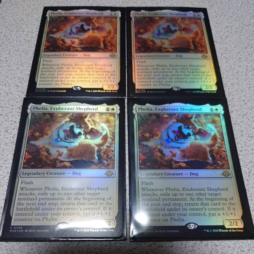 Amazon.co.jp: MTG MH3 溌剌の牧羊犬、フィリア 英語foil 四枚セット
