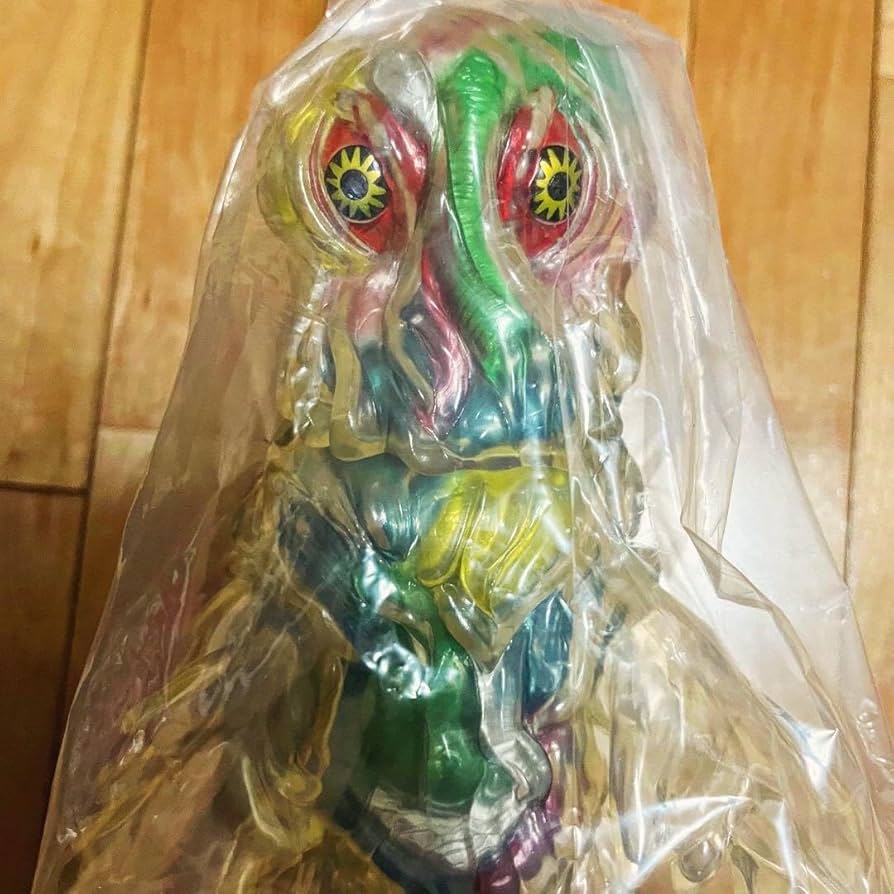 マーミット メディコムトイ ヘドラ 解剖図解 クリアグリーン ソフビ