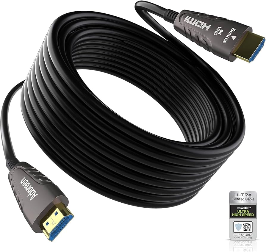 Amazon | HiFind 光ファイバーHDMI Ver2.1ケーブル Ultra High Speed