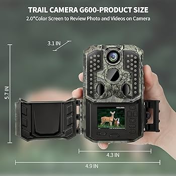 Amazon.com: WOSPORTS Trail Camera,48MP 4K 0.2S Trigger Motion