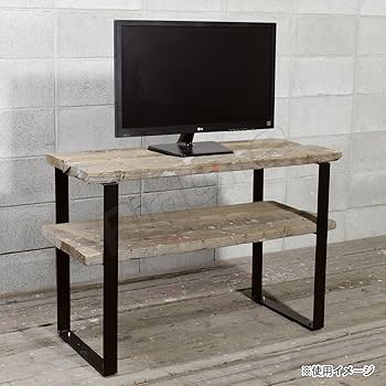 Amazon.co.jp: BigOne 鉄棚 TV台 鉄脚2脚セット 高さ630mm テレビ