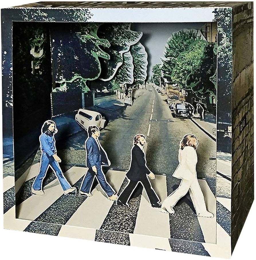 Amazon.com: Tatebanko Abbey Road Paper Diorama [Self-Assembly