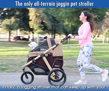 HPZ Pet Rover Run Performance Jogging Sports Stroller with Comfort