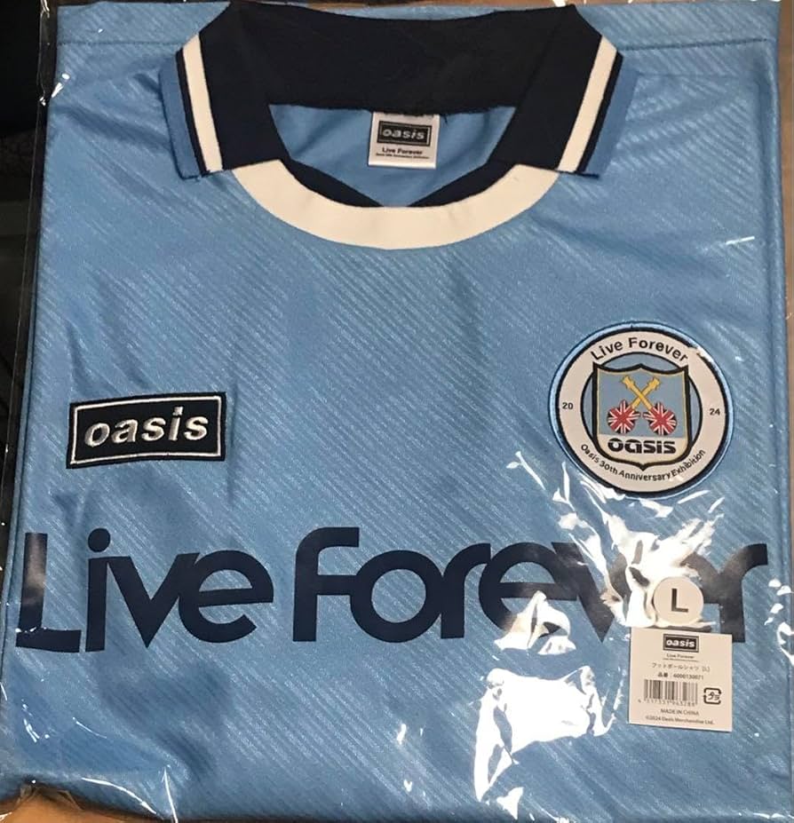 Oasis フットボールシャツ XL リヴ・フォーエヴァー オアシス展 XL