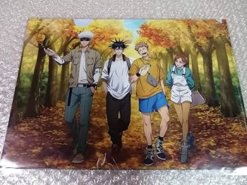 Amazon | ○品○呪術廻戦○カフェ○クリアファイルセット○虎杖○伏黒