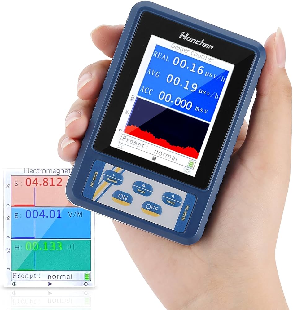 Amazon | Hanchen ガイガーカウンター 放射線測定器 【核放射線検出器