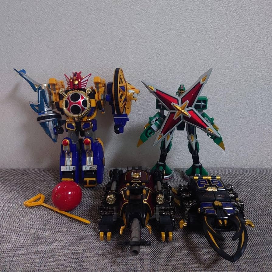 Amazon.co.jp: DX超合金 忍風戦隊ハリケンジャー 旋風神 轟雷神 天空神