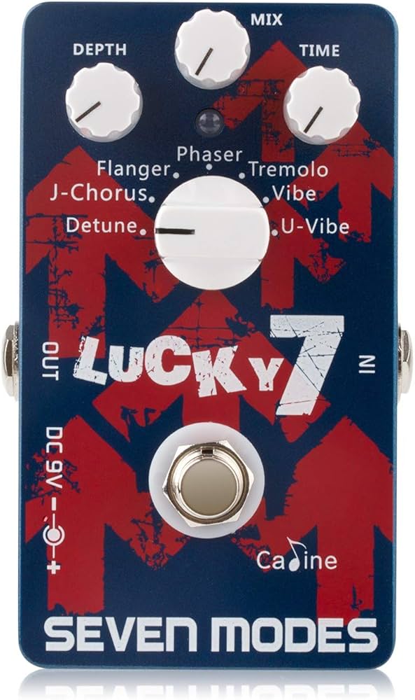 Amazon.com: Caline Electric Guitar Effects Lucky 7 Digital Guitar